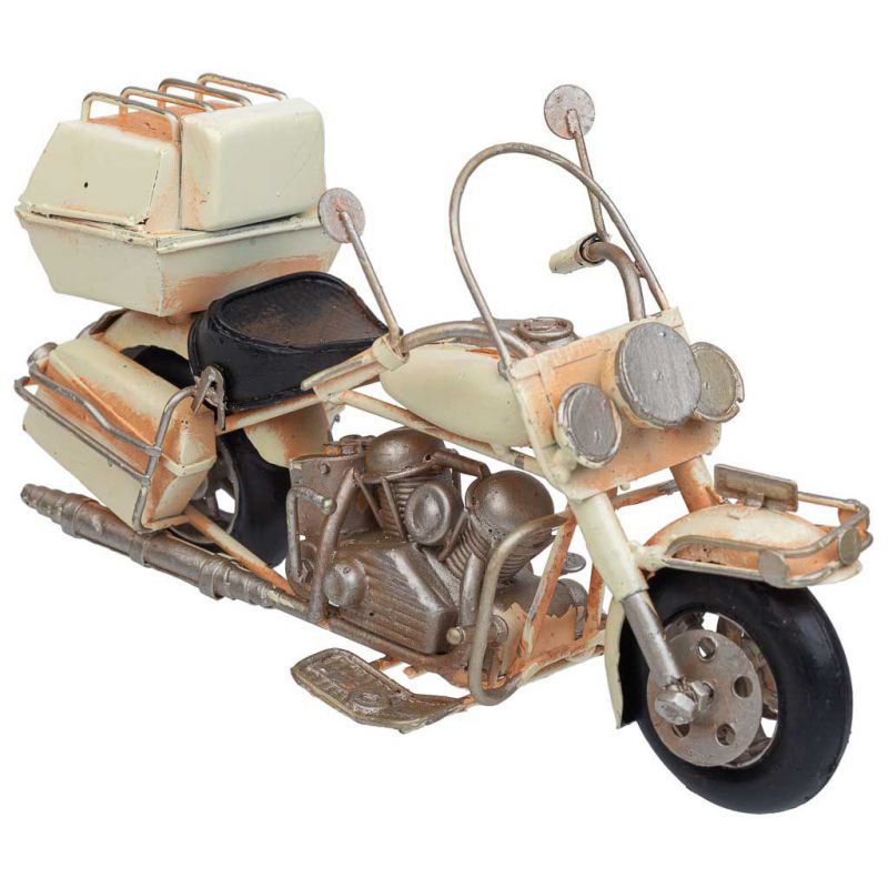BROWN METAL MOTORCYCLE