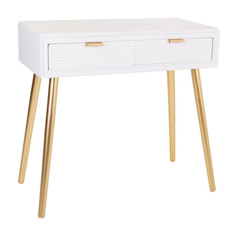 WHITE WOOD CONSOLE