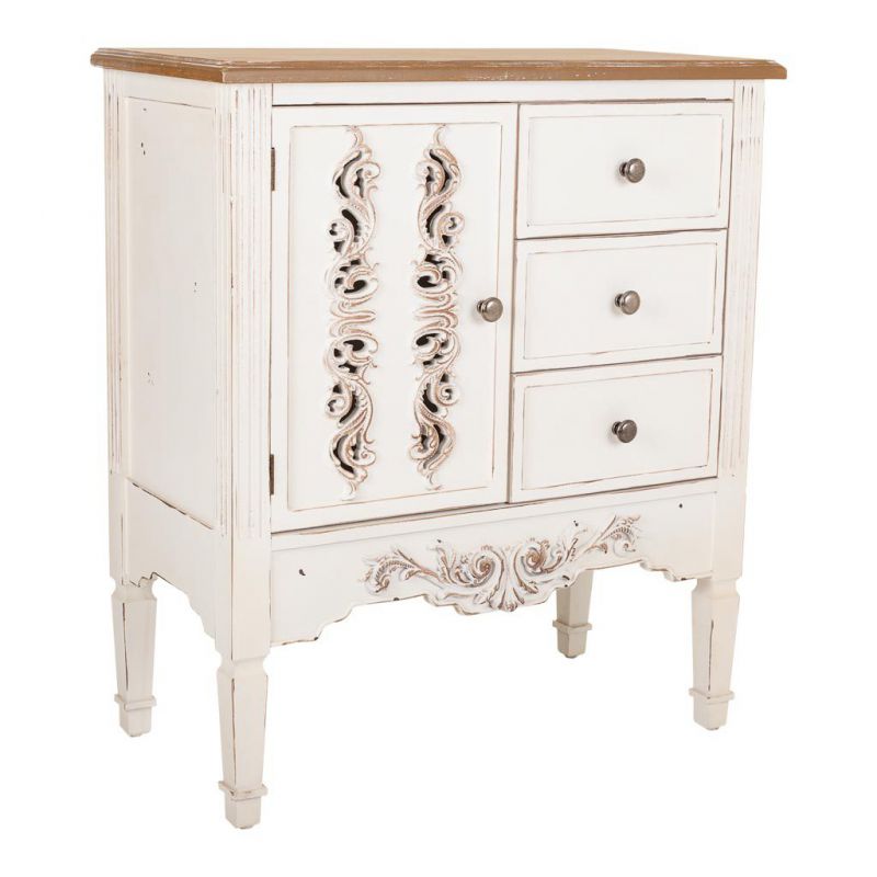 1 DOOR AND 3 DRAWERS CONSOLE