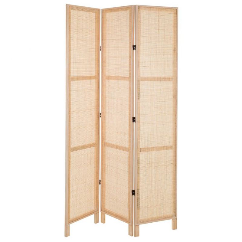 WOOD AND BAMBOO SCREEN