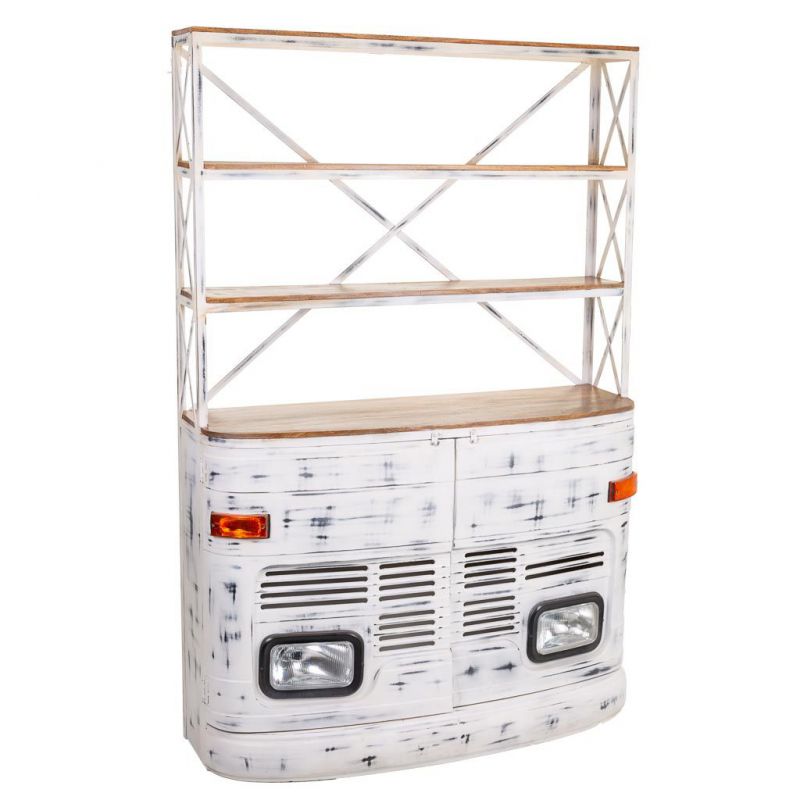 ROUTE 66 WHITE CARRIED SHELF