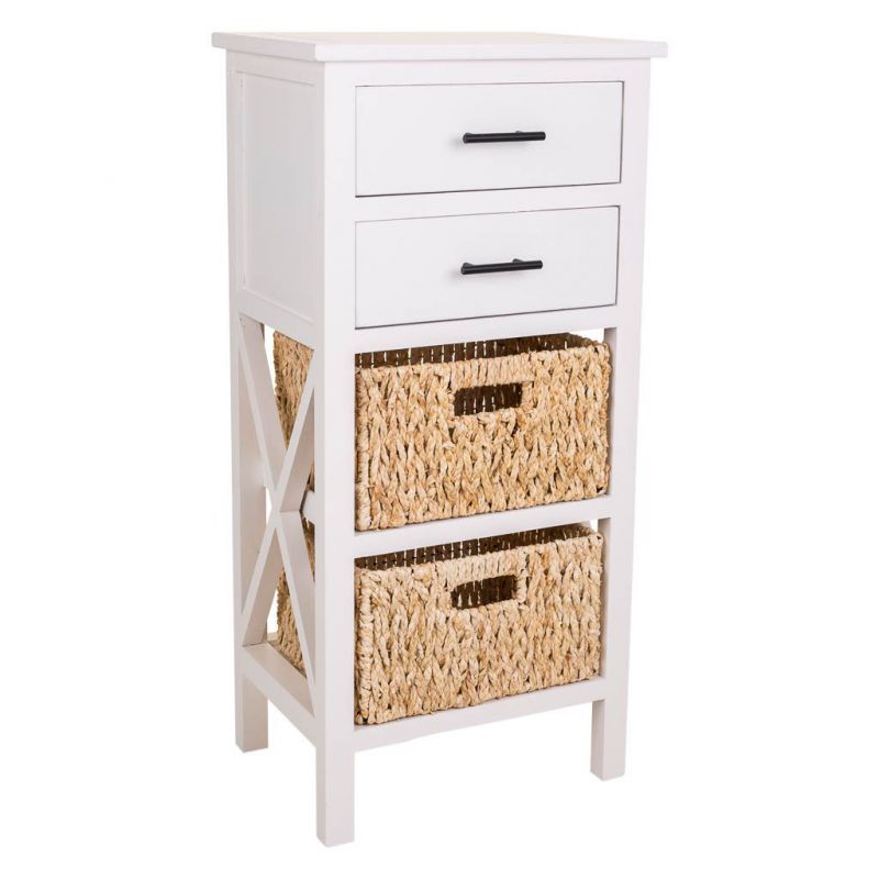 WHITE WOODEN CABINET