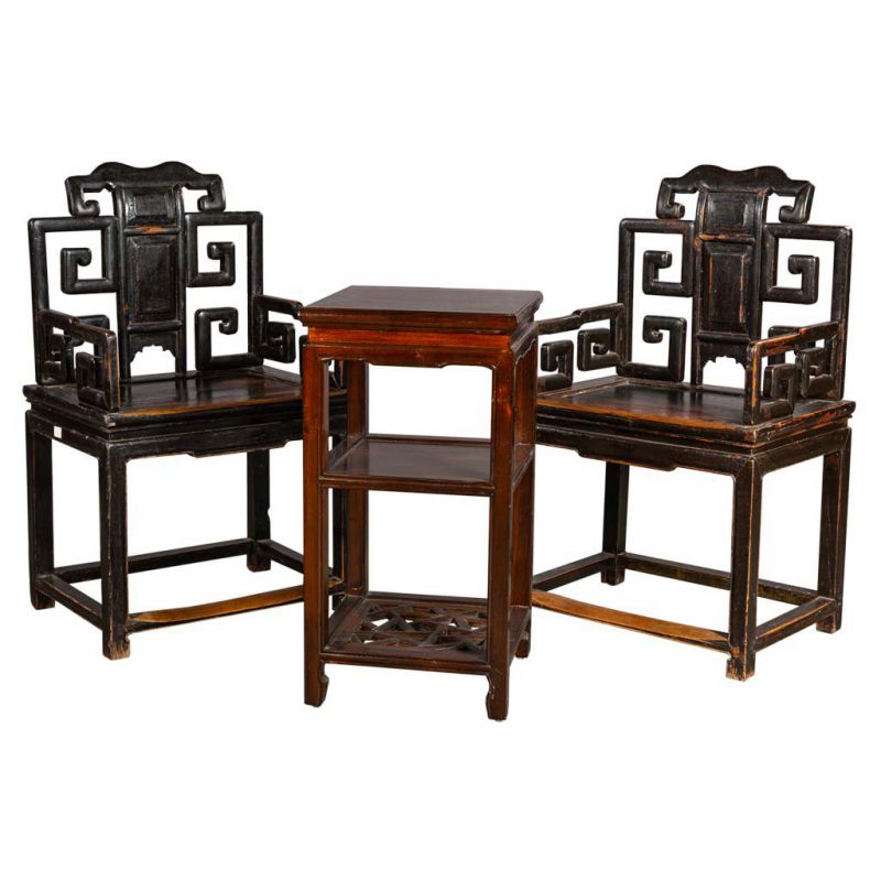 TABLE WITH 2 CHAIRS SET