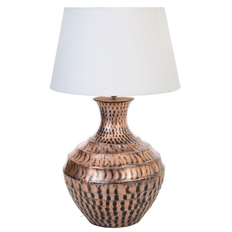 COPPER LAMP WITH SHADE