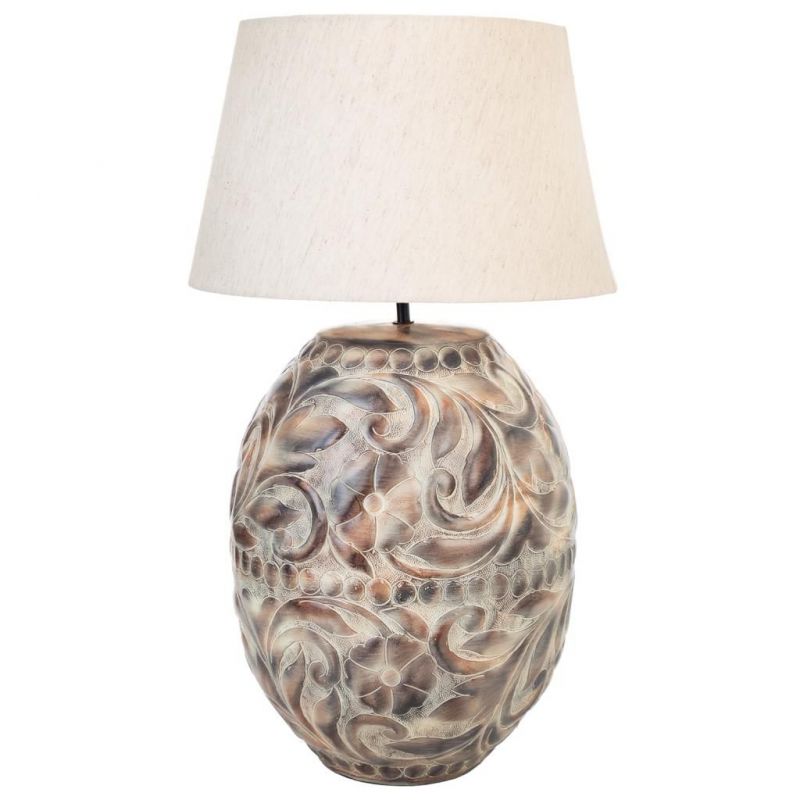 MARBEL LAMP WITH SHADE