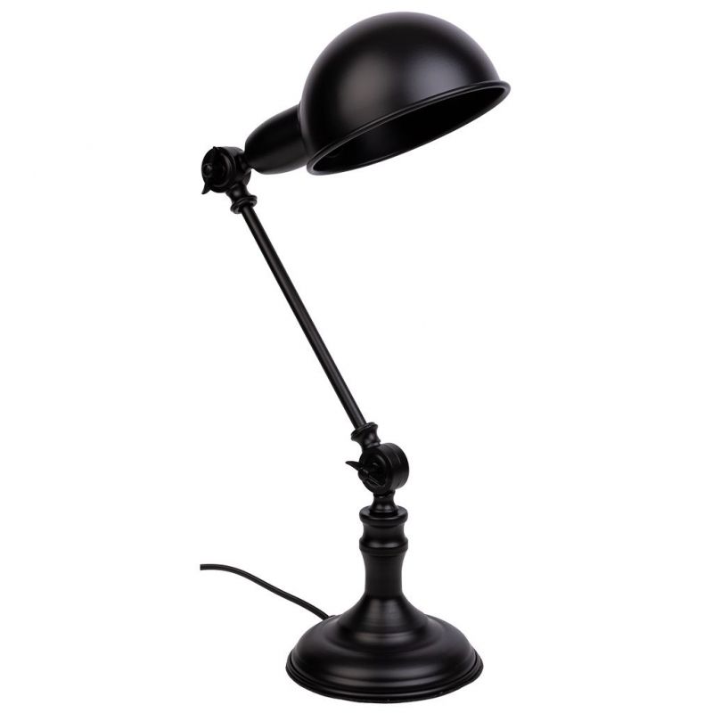 BLACK METAL TABLE LAMP