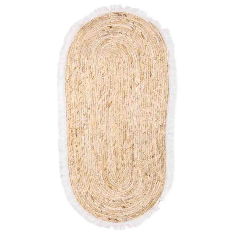 Alfombra fibra natural tejido artesanal