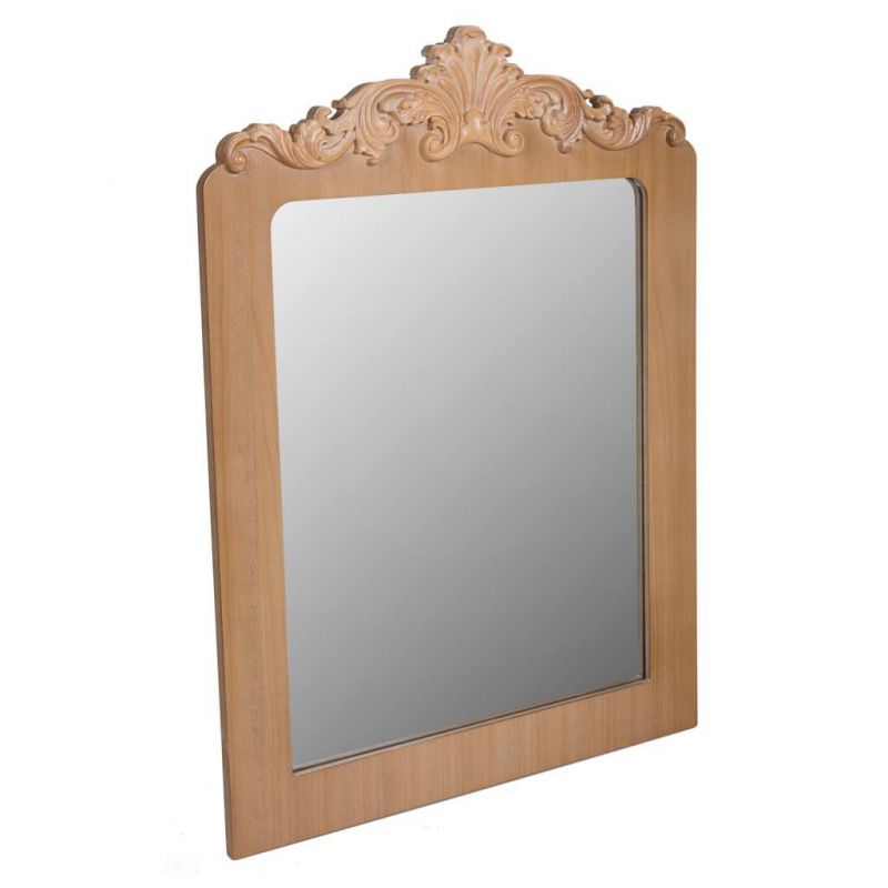 Espejo rectangular de madera