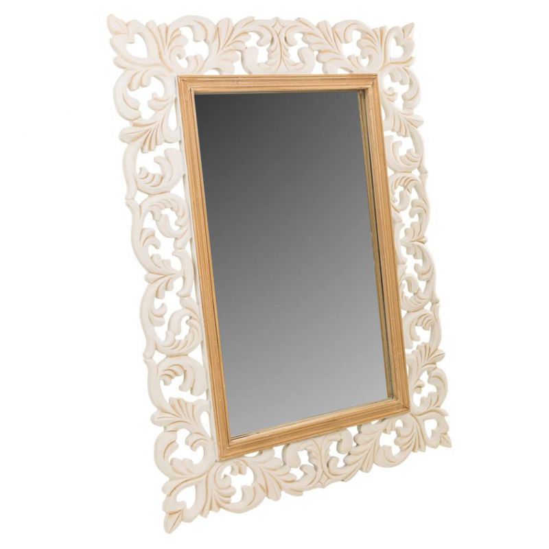 Espejo de madera