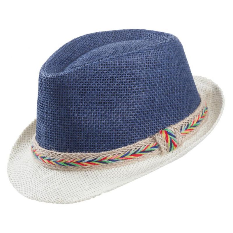 Sombrero fedora bicolor